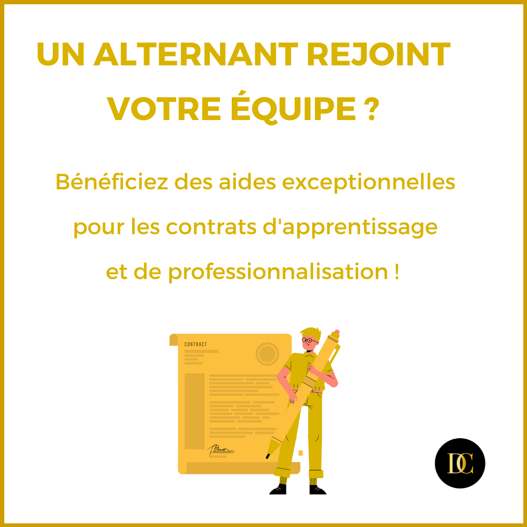 Aides exceptionnelles pour les contrats d'apprentissage et de professionnalisation